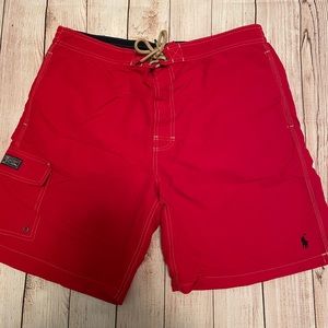 Men’s polo swim trunks